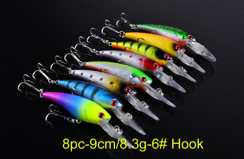 22PC Minoruya Bait Set 3 Types 22 Colors E-commerce Fishing Tackle Bait