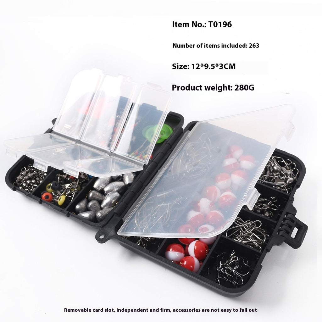 Copper Tube Sinker 263 Pieces Fishing Accessories Suit