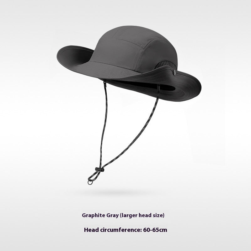 Summer Sun Protection Hat Men's And Women's Outdoor Cycling Fishing Mountaineering Bucket Hat Breathable And UV-resistant