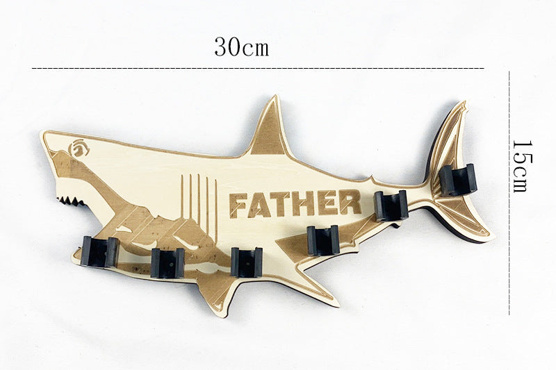Wall-mounted Fishing Rod Storage Rack