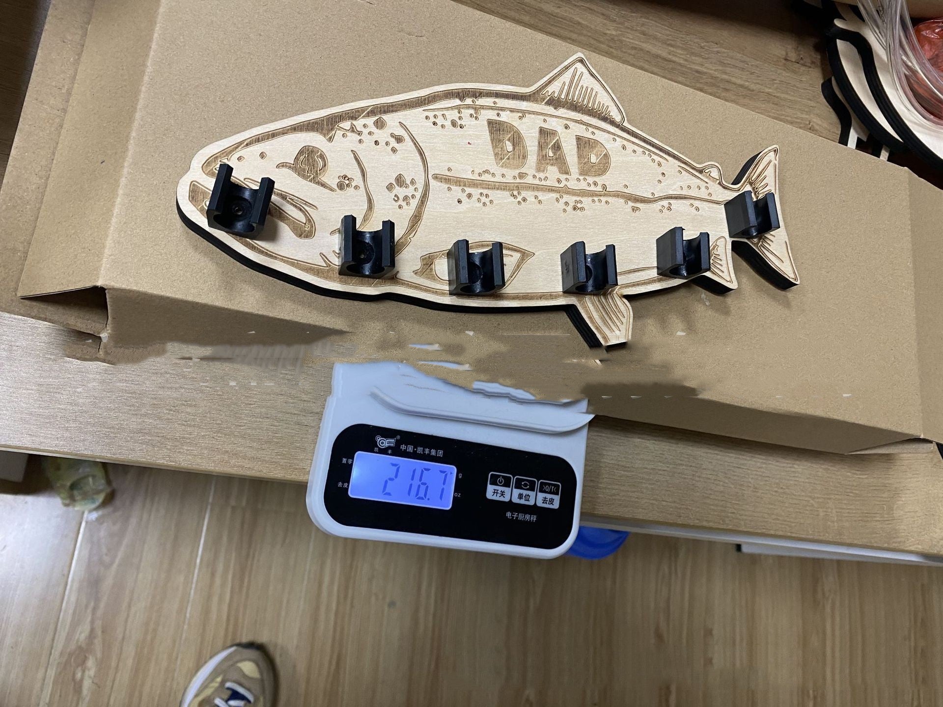 Wall-mounted Fishing Rod Storage Rack