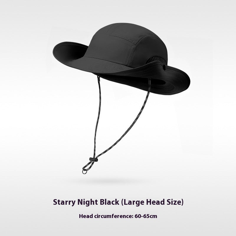 Summer Sun Protection Hat Men's And Women's Outdoor Cycling Fishing Mountaineering Bucket Hat Breathable And UV-resistant