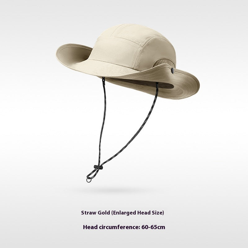 Summer Sun Protection Hat Men's And Women's Outdoor Cycling Fishing Mountaineering Bucket Hat Breathable And UV-resistant
