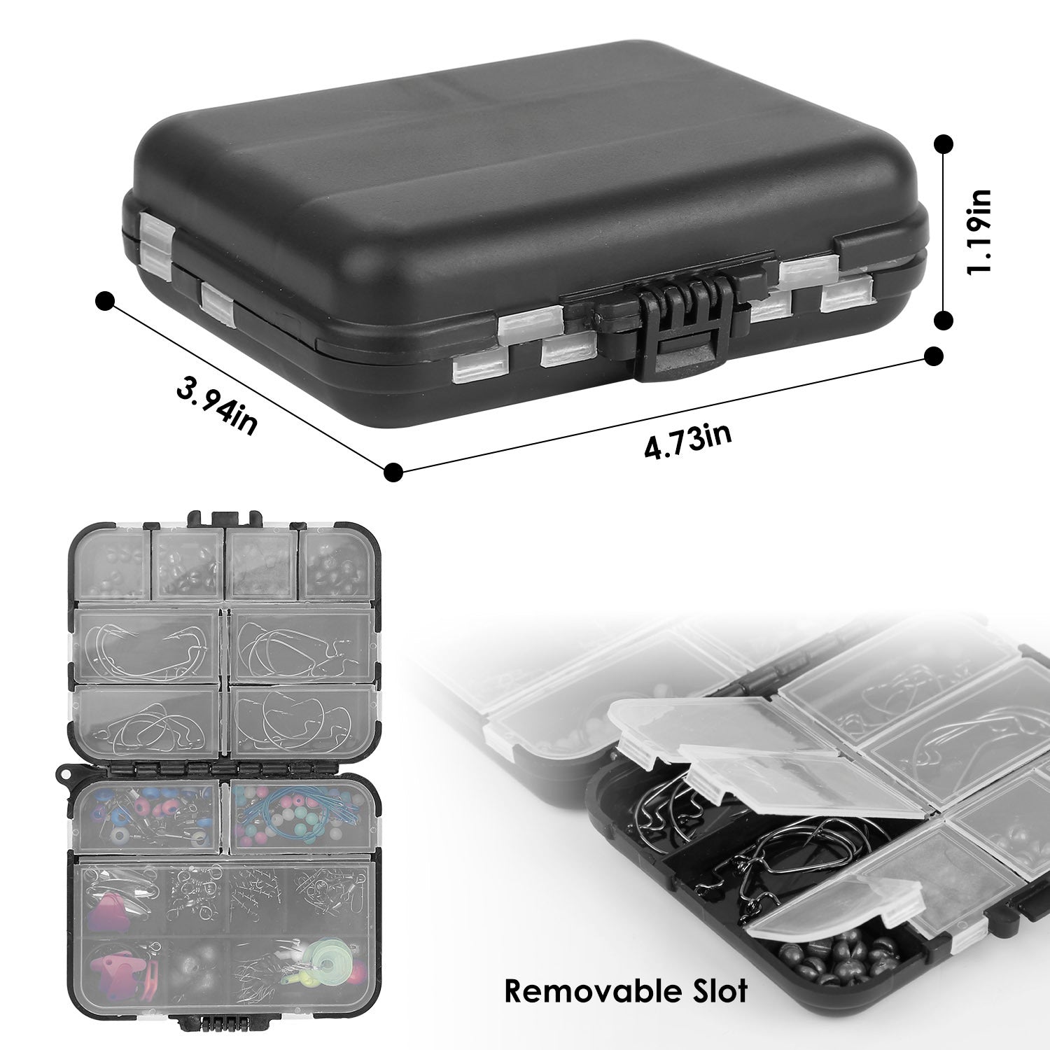 188Pcs Fishing Accessory Kit