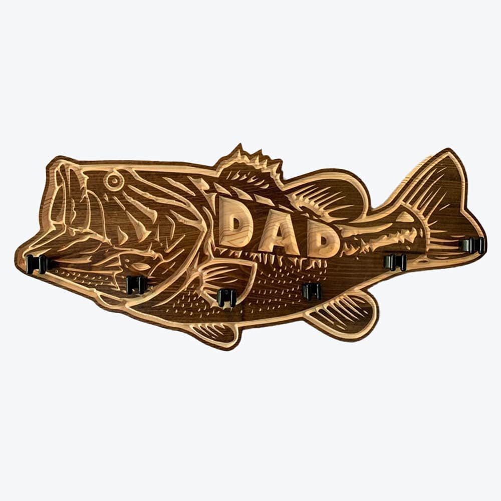 Wall-mounted Fishing Rod Storage Rack