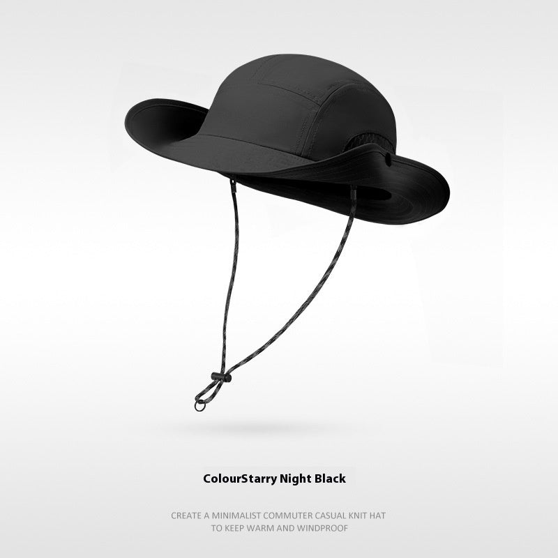Summer Sun Protection Hat Men's And Women's Outdoor Cycling Fishing Mountaineering Bucket Hat Breathable And UV-resistant