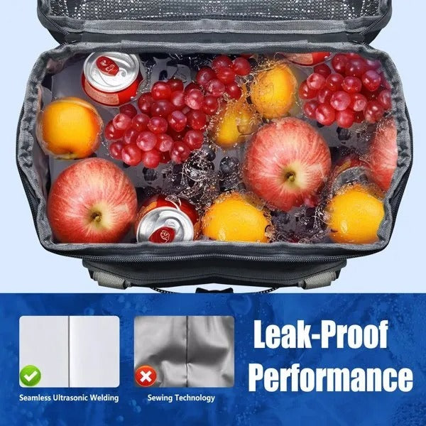 Cooler Backpack 36 Can Leakproof Insulated Cooler Backpack With 25L 6.6Gal For Picnic Camping Beach Hiking Fishing Travel
