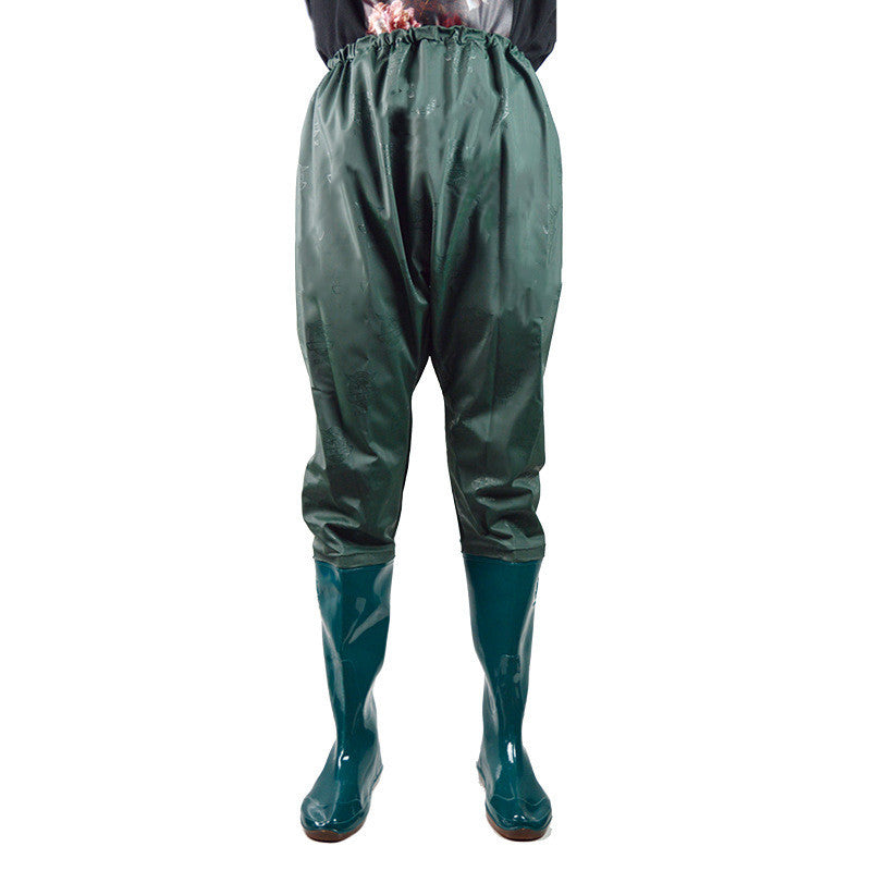 Planting Fishing Pants In The Water
