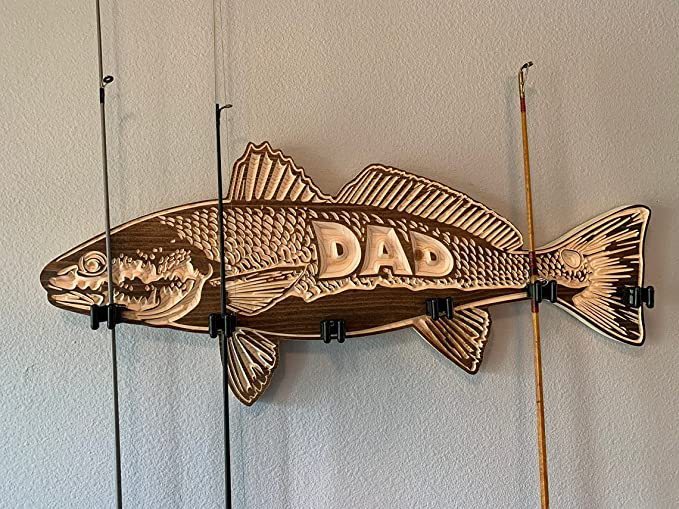 Wall-mounted Fishing Rod Storage Rack