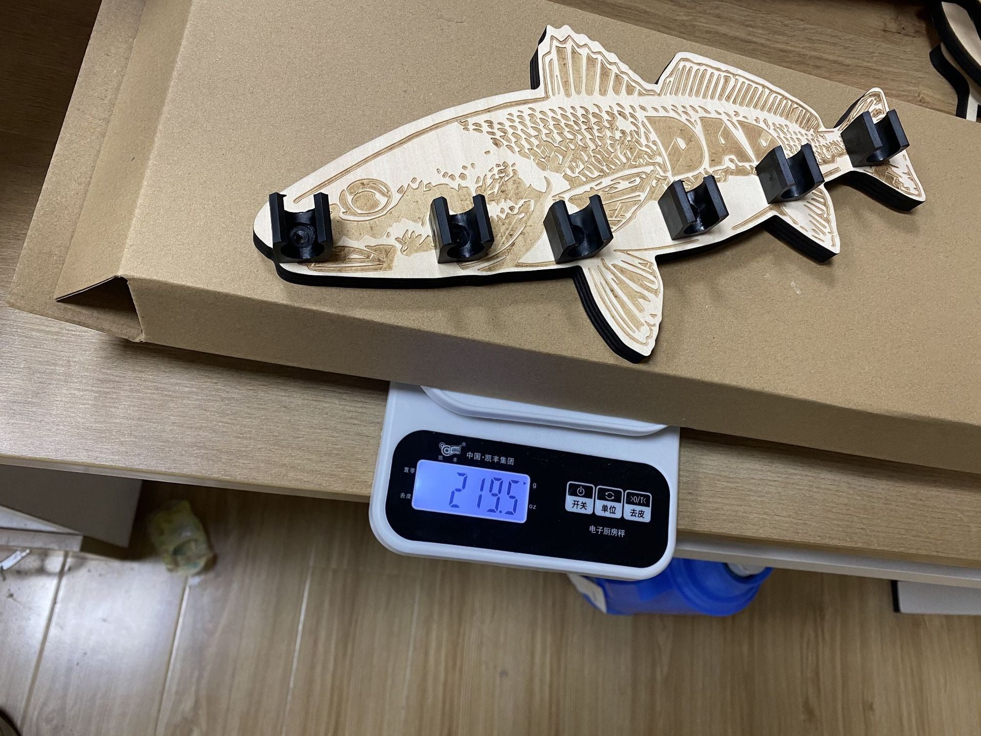 Wall-mounted Fishing Rod Storage Rack