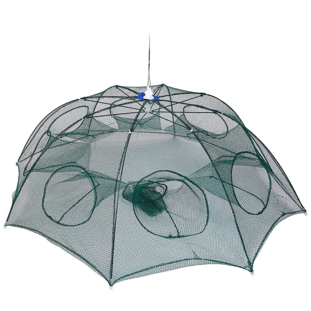 Foldable Fishing Bait Net Trap Crab Net Shrimp Minnow Crawdad Fish Cast Dip Cage Mesh Automatic Contraction